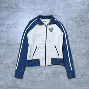 Y2K American Eagle Athletic Sportswear White Zip Up Jacket
